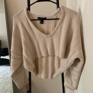 forever 21 cropped sweater